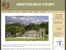 Tablet Screenshot of kentchurchcourt.co.uk